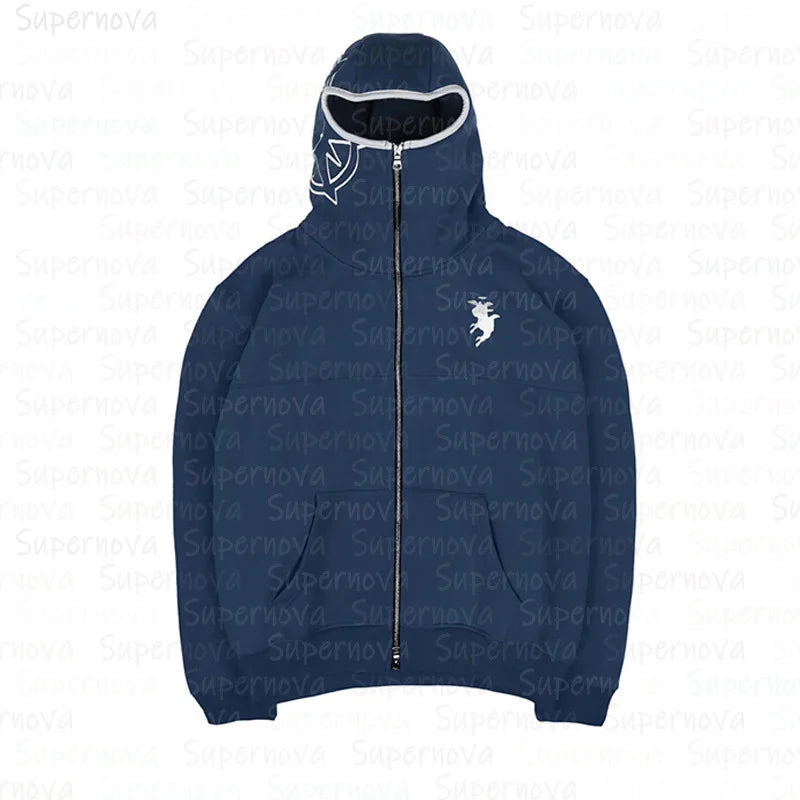 Hoodie Zippé Vintage Oversize Homme