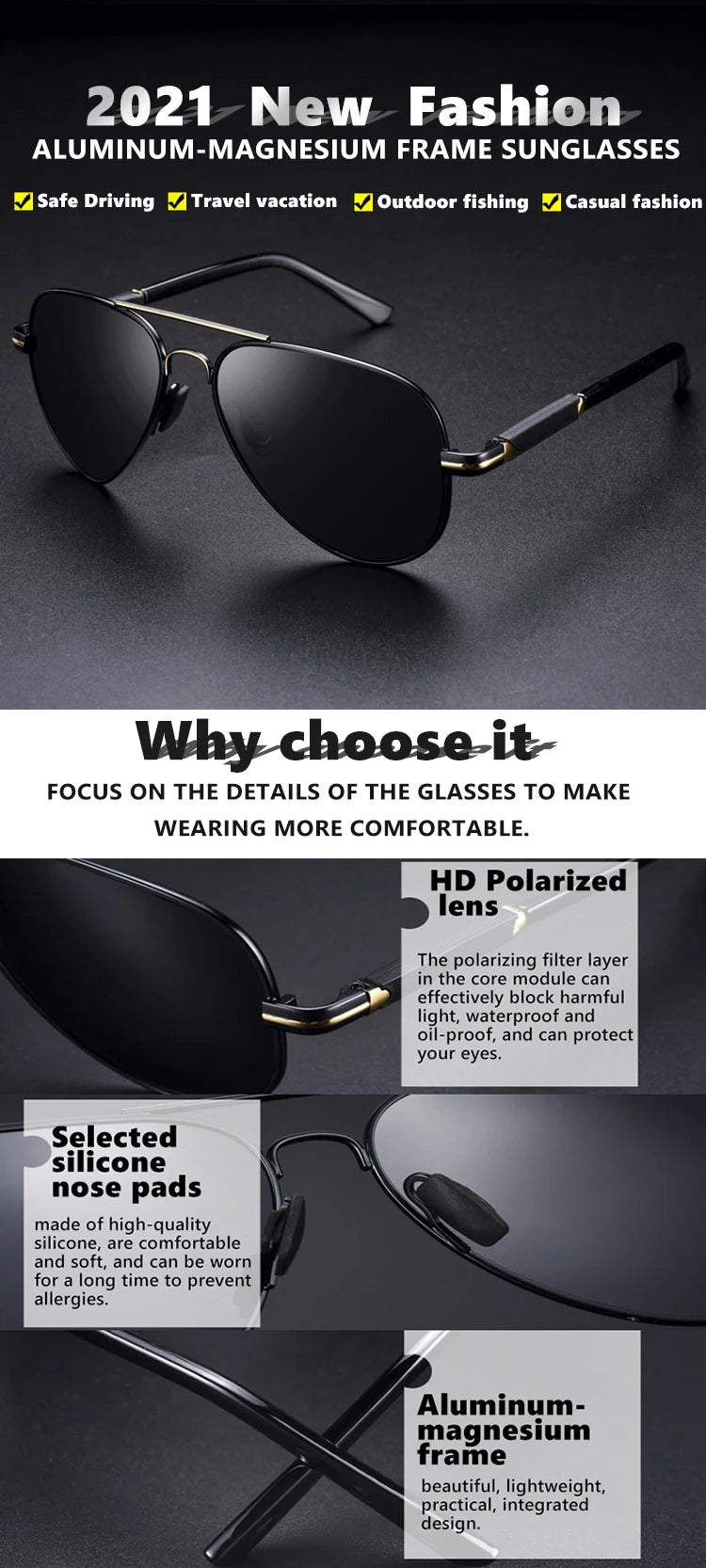 Lunettes de soleil de luxe