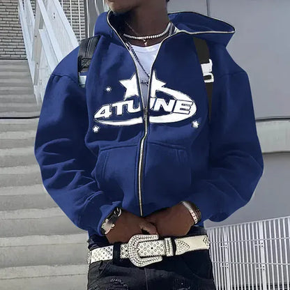 Hoodie Zippé Aesthetic Oversize