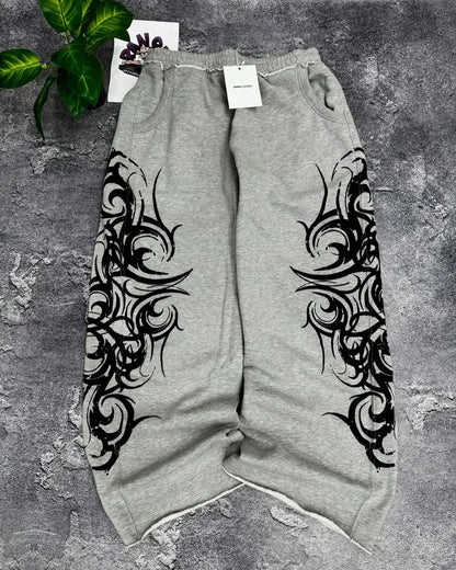 Baggy Jean Broderie Y2K Unisexe