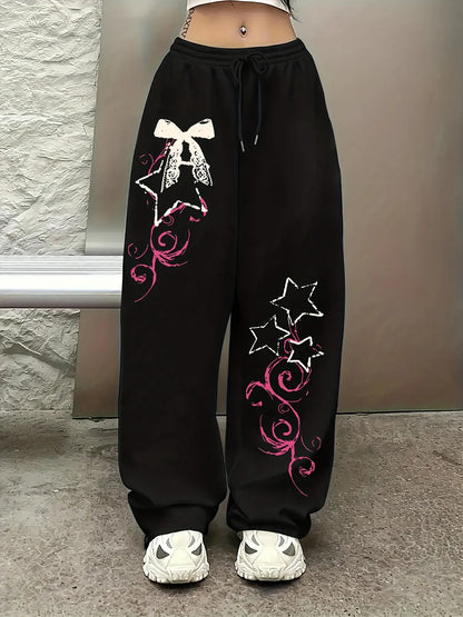 Jogging Étoile Street Style Femme