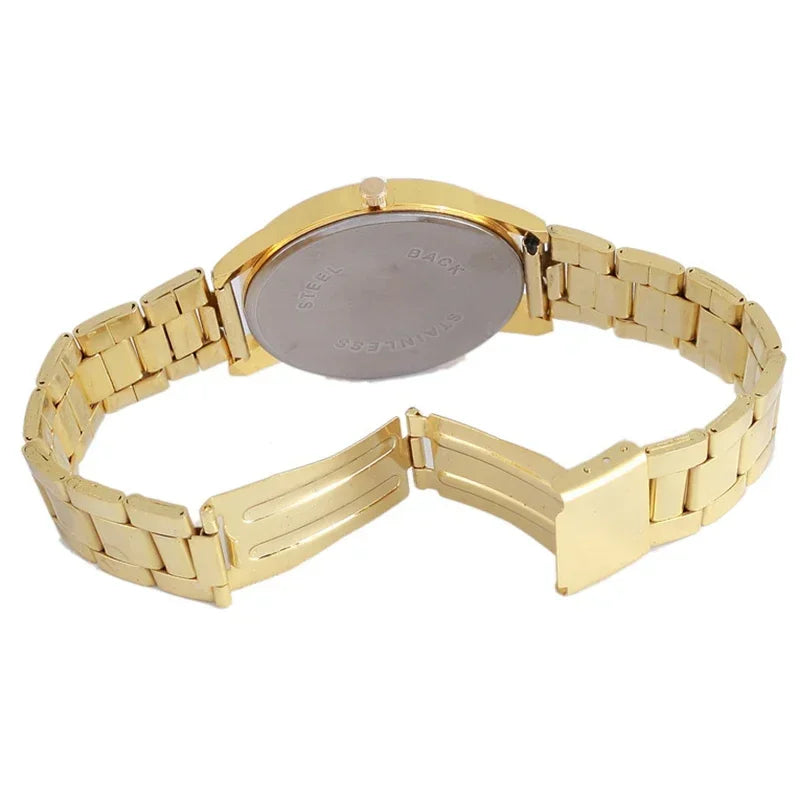 Reloj de oro de lujo