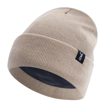 Bonnet antistatique en peluche doublé de satin