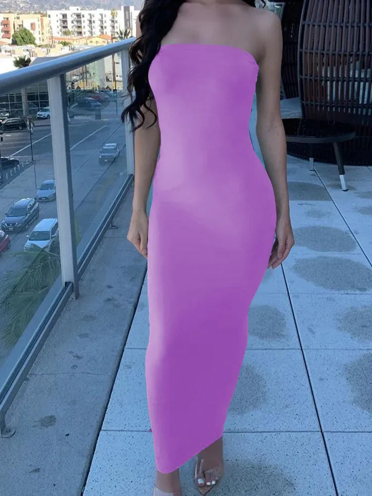 Robe de plage longue