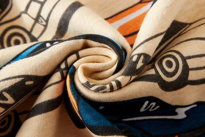 Pyjama pour enfants avec des Voitures de dessin animé