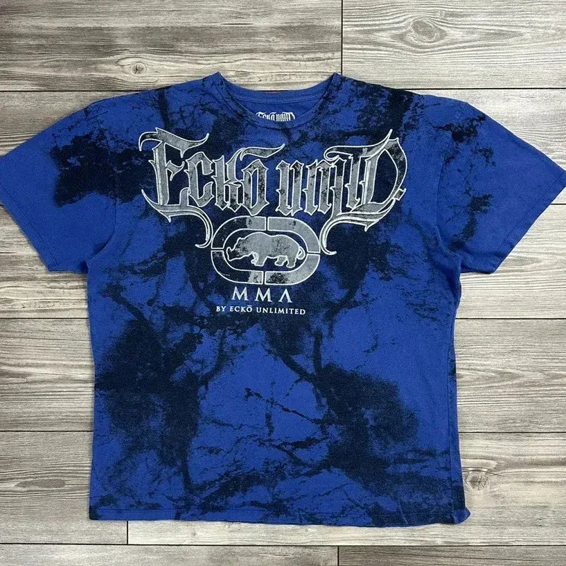 Red Y2K Vintage Oversized T-Shirt