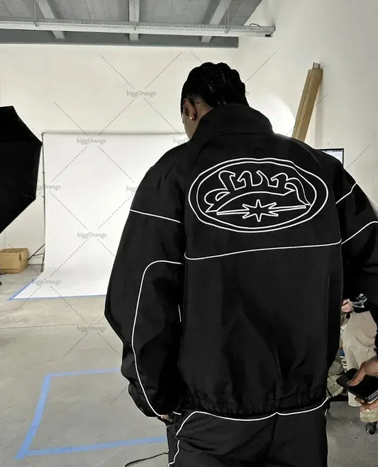 Hoodie Rayé Streetwear