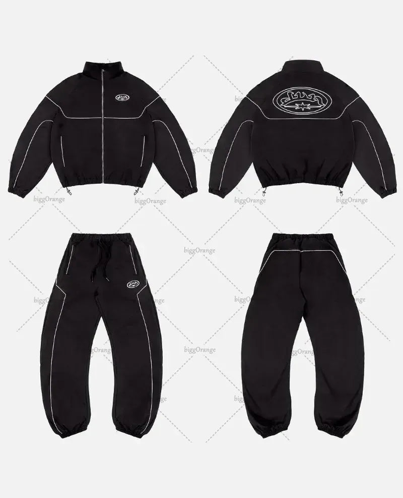 Hoodie Rayé Streetwear