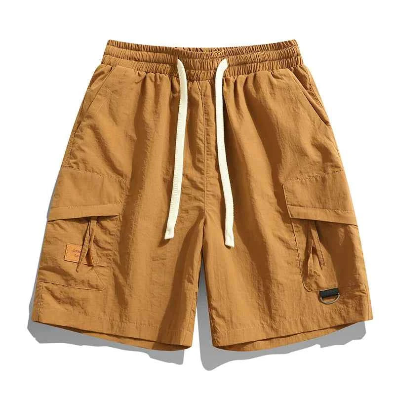 Men's Summer Cargo Shorts 2023 New Outdoor Multi-Pocket Joggers  Casual Loose Work Pants Men