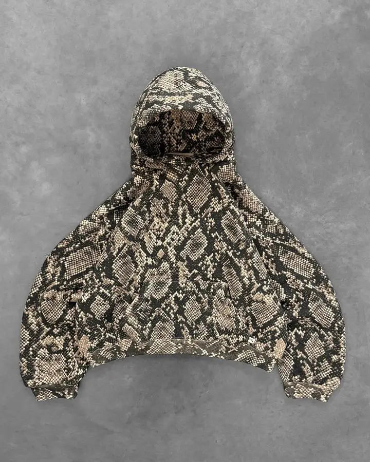 Hoodie Zippé Camouflage Y2K