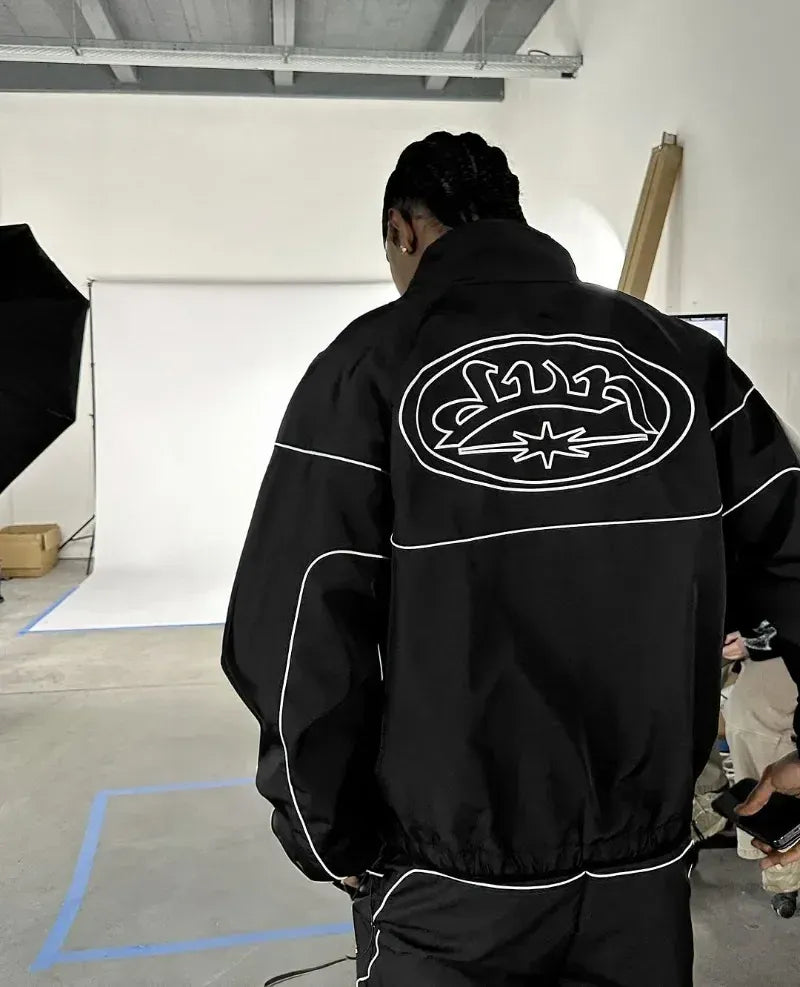 Hoodie Rayé Streetwear