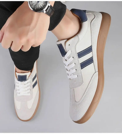 Leather sneakers