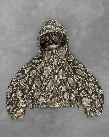 Hoodie Zippé Camouflage Y2K
